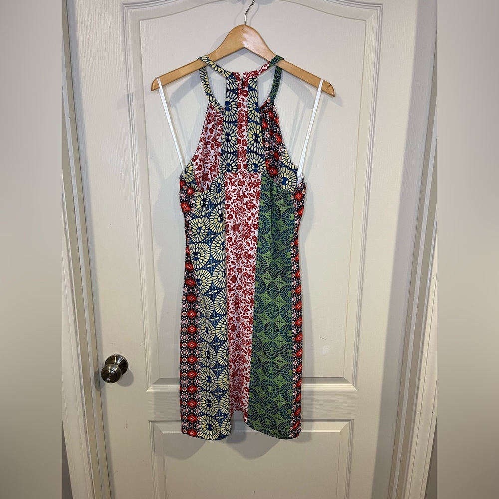 Laundry By Shelli Segal Boho Patchwork Halter Sum… - image 6